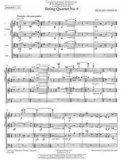 String Quartet No. 6 von Richard Wernick 
