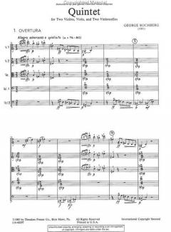 Quintet von George Rochberg 