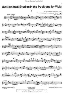 30 Selected Studies von Franz Wohlfahrt 