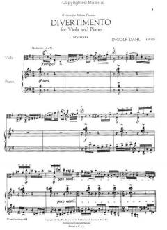 Divertimento von Ingolf Dahl 