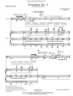 Evocation no. 3 von Ralph Shapey 
