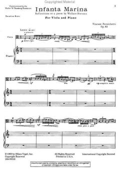 Infanta Marina von Vincent Persichetti 