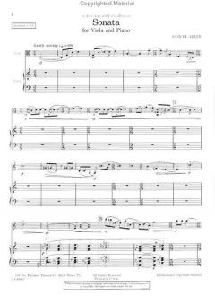 Sonata von Samuel Adler 