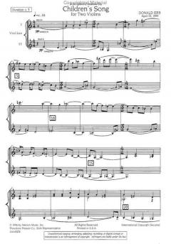 Children's Song von Donald Erb 