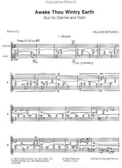 Awake Thou Wintry Earth (William Schuman) 