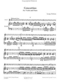 Concertino von George Perlman 
