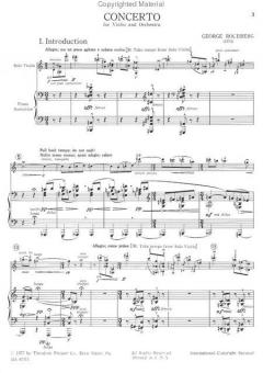 Concerto von George Rochberg 