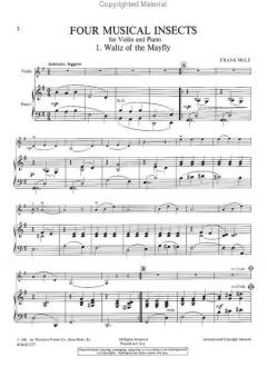 Four Music Insects von Frank Mele 