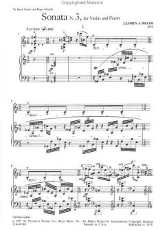 Sonata No. 3 von Lejaren Hiller 