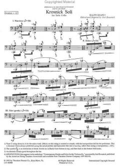 Krosnick Soli von Ralph Shapey 