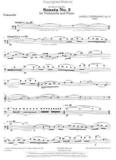 Sonata No. 2 op. 61 von Lowell Liebermann 