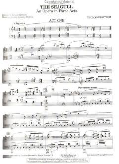 The Seagull von Thomas Pasatieri 