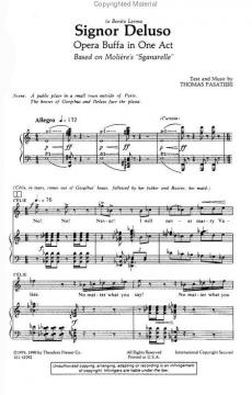 Signor Deluso von Thomas Pasatieri 