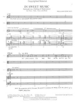 In Sweet Music (William Schuman) 