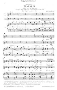 Psalm 29 von Hugo Weisgall 