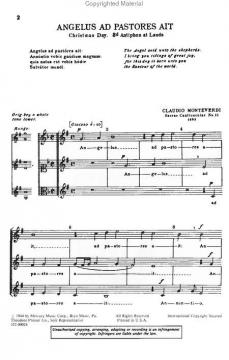 12. Angelus Ad Pastores Ait & 16. Hodie Christus Natus Est (Claudio Monteverdi) 