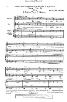 Four Carols (Emma Lou Diemer) 