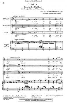 Gloria From The Twelfth Mass (W.A. Mozart) 