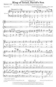 King Of Israel, David's Son (Georg Friedrich Händel) 