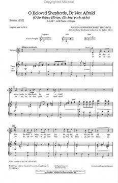 O Beloved Shepherds Be Not Afraid (Andreas Hammerschmidt) 