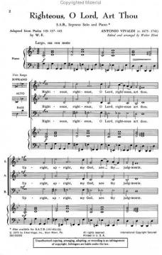 Righteous, O Lord, Art Thou (Antonio Vivaldi) 