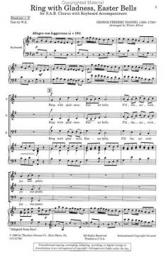 Ring With Gladness, Easter Bells (Georg Friedrich Händel) 