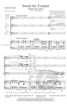 Sound The Trumpet (Praise The Father) (Henry Purcell) 