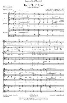 Teach Me, O Lord (Thomas Attwood) 