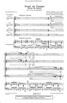 Sound The Trumpet (Praise The Father) (Henry Purcell) 