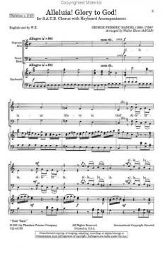 Alleluia! Glory To God! (Georg Friedrich Händel) 