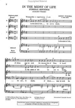 In The Midst Of Life (Henry Purcell) 