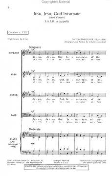 Jesu, Jesu, God Incarnate (Anton Bruckner) 