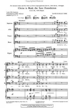 Christ is Made The Sure Foundation (David Stanley York) 