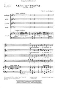Christ, Our Passover (Easter Anthem.) (Will C. Macfarlane) 