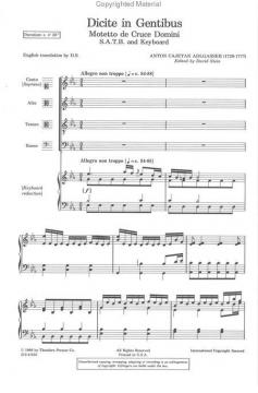 Dicite In Gentibus (Anton Cajetan Adlgasser) 