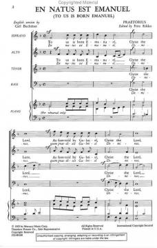 En Natus Est Emanuel (Michael Praetorius) 