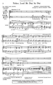 Father, Leadd Me Day By Day (Georg Christoph Strattner) 