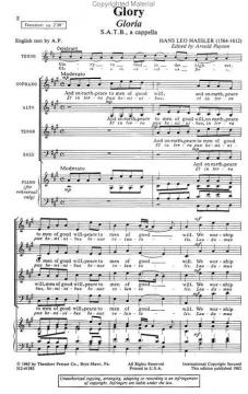 Glory (Hans Leo Haßler) 