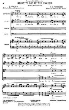 Glory To God In The Highest (Giovanni Battista Pergolesi) 