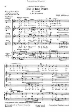 God Is Due Praise (Hugo Weisgall) 