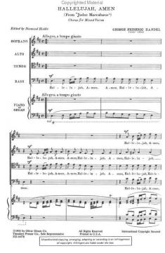 Hallelujah, Amen From Judas Maccabaeus (Georg Friedrich Händel) 