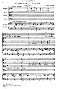 He, Watching Over Israel (Felix Mendelssohn Bartholdy) 