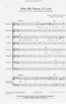 Hear My Prayer, O Lord (Henry Purcell) 