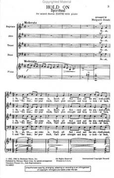 Hold On (Margaret Bonds) 