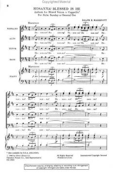 Hosanna! Blessed is He 