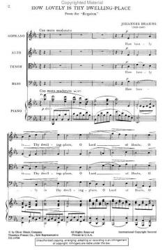 How Lovely Is Thy Dwelling-Place (Johannes Brahms) 