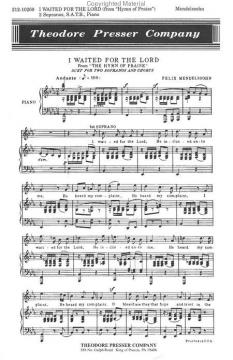I Waited For The Lord (Felix Mendelssohn Bartholdy) 