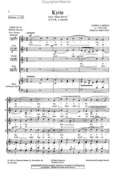 Kyrie frmo missa Brevis (Andrea Gabrieli) 