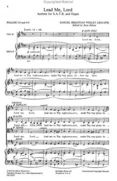 Lead Me, Lord (Samuel Sebastian Wesley) 