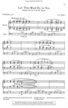 Let This Mind Be In You (Lee Hoiby) 